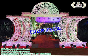 Decoración de entrada real para boda, estilo increíble, puerta de boda, decoración de escenario, puerta de bienvenida de boda india a la venta - Product Image 2