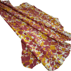 Mouton Cabretta mode flux Orange jaune rouge couleur 100% véritable peau de mouton Grain fini cuir souple mains sentir pour gants - Product Image 1