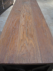 Commode en bois antique de style industriel vintage, fabriquée à la main en fer, teck européen, rangement intelligent pour la maison, le bureau, la cuisine, le salon - Product Image 3