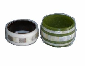 สร้อยข้อมือแฟชั่นเรซินอินเดียเครื่องประดับแม่มุกฝังหลากสีสำหรับผู้หญิงทุกสีของขวัญมีให้เลือก - Product Image 3