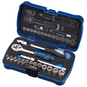 Juego de 18 Piezas de Llaves de Trinquete de 1/4 de Pulgada con Estuche - Herramientas Manuales - Product Image 1