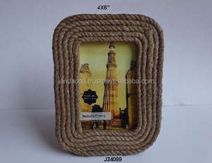 Cadre photo en jute de style corde, disponible dans toutes les tailles et motifs de photos, décoration d'intérieur - Product Image 3