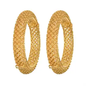 Bracelets classiques antiques plaqués or exportateurs-13480