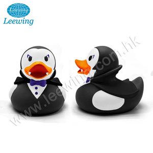 Article de décoration pour Halloween, Festival, vente en gros, en PVC phatate, vinyle personnalisé, jouet de bain, Logo imprimé, diable, canard en caoutchouc, offre spéciale - Product Image 6