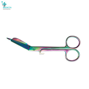 Ciseaux médicaux multi-couleurs en titane, nouveau Bandage électrique de 5.5 pouces, couleur arc-en-ciel, 5.5" - Product Image 1