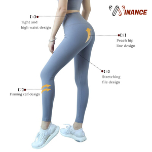Leggings de sport de haute qualité pour femmes, pantalon de Gym et Fitness, sans couture, - Product Image 5