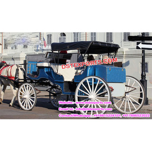 Beauty Queen Victoria Horse Buggy Canadian Victoria Horses Carruajes Fabricación Estilo Hollywood Victoria Buugy carruaje de caballos - Product Image 1
