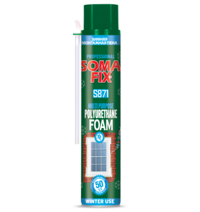 Somafix <span class=keywords><strong>750ml</strong></span> mùa đông sử dụng cầm tay PU phun bọt s871 dễ dàng sử dụng không chuyên nghiệp bọt cho cách nhiệt và niêm phong trong lạnh weath - Product Image 1
