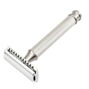 มีดโกนขอบใบมีดเดี่ยวทำจากสเตนเลสเพื่อความปลอดภัยสำหรับโกนบิกินี่ที่โกนหนวดสำหรับใบหน้าและร่างกาย - Product Image 6