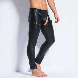 Shemax Mens Fetish <b>Sexy</b> Open Crotch <b>Leggings</b> - Product Image 2