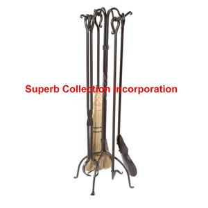 Ensemble d'outils de cheminée en métal Vintage et unique, Design personnalisé, durable, outils - Product Image 2