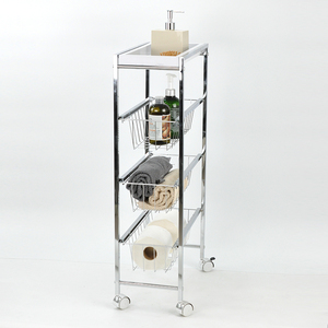 Bandeja de almacenamiento de 2 niveles, con 2 cajones de alambre de Metal - Product Image 4