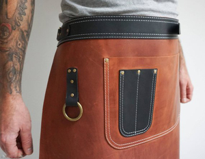 Tabliers européens de cuisine en coton, avec Logo personnalisé, tissu pour aliments, couture, couleurs, imprimés, sans manches, matériel original pour boisson - Product Image 3