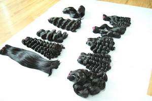 Negro Natural de la virgen del pelo humano productos para el mercado de Nigeria - Product Image 3