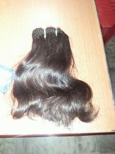 Tejido de cabello Remy ondulado al agua. Tejido de cabello humano crudo. Tejido de cabello humano indio de doble trama de máquina de India - Product Image 5