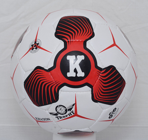 Promoción en línea de balón de fútbol con logotipo personalizado, balones de fútbol de cuero PU/PVC baratos para entrenamiento - Product Image 1