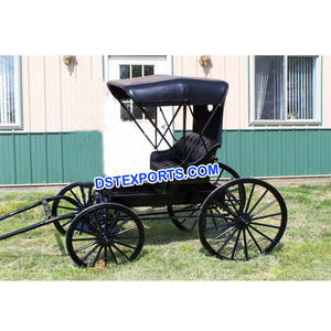Hippie Horse — charriot à deux roues, conduite à l'arrière du cheval Royal, Buggy de mariage - Product Image 1