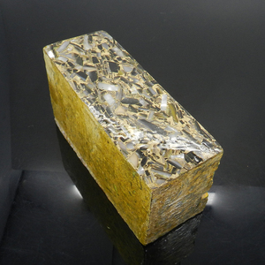 Mohave ธรรมชาติสีดำแม่ของมุกสีฟ้าครามแผ่นหยาบอัญมณีหลวมสำหรับการทำเครื่องประดับ - Product Image 3