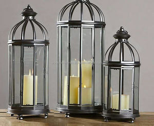 Fournitures de décoration de noël boîte porte-bougie de luxe Logo personnalisé lanterne pour cadeau de mariage en laiton couleur personnalisée marron - Product Image 5