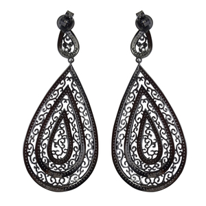 Supplier Designer Filigree <b>Diamond</b> <b>Earring</b> Jewelry Party Wear <b>Earrings</b> - Product Image 1
