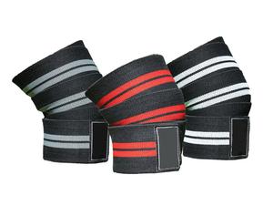 Genouillère d'haltérophilie sur mesure avec logo personnalisé et coudières de couleur et genouillères - Product Image 4