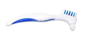 Brosse de nettoyage dentaire pour prothèses avec poils en PP et manche en PP+caoutchouc, pratique pour le nettoyage dentaire - Product Image 4