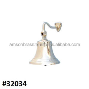 Campana de iglesia de metal de alto peso montada en la pared, venta al por mayor, campana colgante de recepción de campana de Navidad de latón metálico - Product Image 3