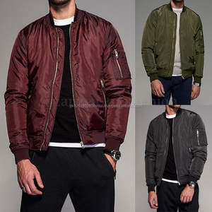 Chaqueta Bomber de Invierno para Hombre, Estilo Europeo, Personalizada, de Poliéster Satinado Lavado, Impermeable, Estilo Béisbol - Product Image 6