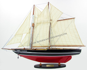 เรือโมเดลไม้ BLUENOSE PAINTEDD,โมเดลงานฝีมือไม้ - Product Image 1