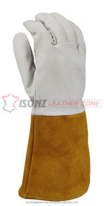 Gants de soudage en daim noir, manchette en daim, gant de soudage Tig, soudeur à l'argon - Product Image 4