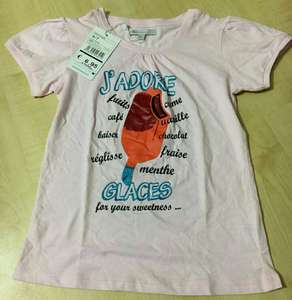 Branded Label Girls <b>Mixed</b> Size Spring T-Shirt Printed in Bangladesh for Children 2-8 Years Model Garments Stocklot - Product Image 2
