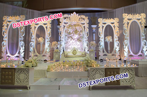 Últimos diseños de telones de fondo para grandes bodas/Paneles de telón de fondo con diseño de flores blancas, rebajas de Año Nuevo 2026, evento en Missouri/Mississippi - Product Image 5