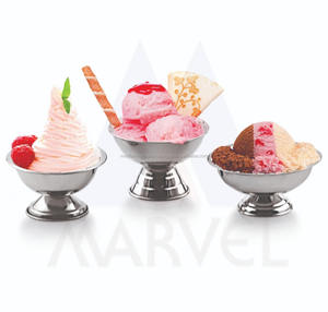 Vajilla de acero inoxidable de alta calidad, taza para servir helados en el desierto - Product Image 1