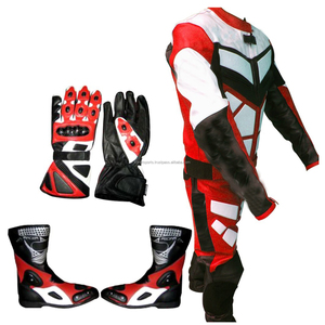 Traje de carreras de cuero de vaca hecho a medida para motocicleta, traje deportivo de cuero genuino 100% puro, trajes de cuero de alta velocidad para motocicleta - Product Image 3