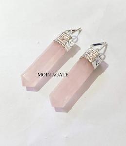 จี้หินโมราควอตซ์รูปกุหลาบหินเรกิสไตล์รักสำหรับตกแต่งบ้าน - Product Image 2