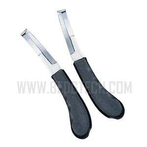 Cuchillo Profesional Ecológico, Duradero y Reutilizable de Doble Filo para Pezuñas, Mango de Plástico, Hoja de Acero Inoxidable para Caballos y Ganado - Product Image 4