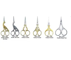 GOLD <b>CUTICLE</b> <b>SCISSORS</b> NAIL <b>SCISSORS</b> FANCY MEDICAL STAINLESS STEEL MADE HIGH QUALITY BEAUTY TOOLS - Product Image 1