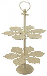 Support de gâteau de mariage en métal à 2 niveaux pour des décorations de gâteaux et de boulangeries élégantes - Product Image 6