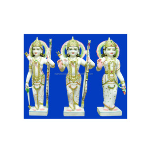 Marble Ram Darbar Family Statue - Product Image 1