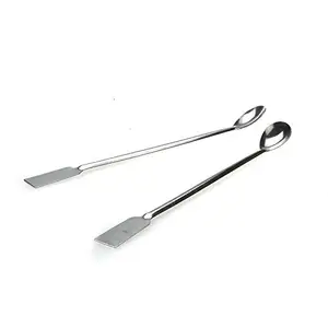 hot sale Double End Reagent Sampling Spoon Spatula Tool Q