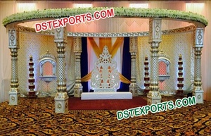 Mandap para Bodas Manavarai, Mandap para Templo de Bodas Indias de Sri Lanka, Mandap Tradicional para Bodas, Suministros para Bodas Indias, Mandap para Bodas en EE. UU. - Product Image 6