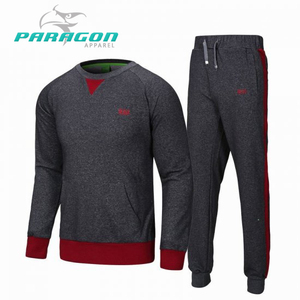 Chaqueta Varsity con pantalón Chándal en blanco personalizado para hombre-Nuevo chándal de moda de alta calidad para hombre - Product Image 5