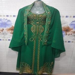 Abaya de Poliéster Georgette, Jalabiya Tradicional, Kaftán, Ropa United Exports (India) para Mujeres Adultas - Product Image 4