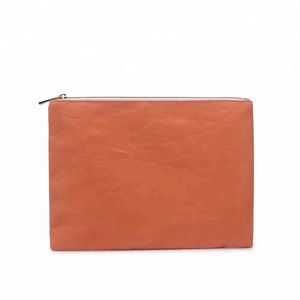 Personalizzato Riciclato Banana Fibra delle Donne di Colore Arancione Organizzatore di Viaggi Sacchetti di Trucco <span class=keywords><strong>Set</strong></span> - Product Image 2