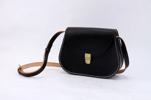 Sac à main en cuir de vachette pour femme, sac à bandoulière fait à la main avec une seule sangle, multicolore TLL-0022 - Product Image 6