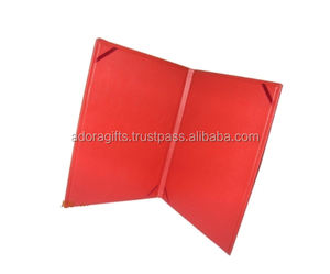 Porte-menu en cuir en gros A4 dossier de menu alimentaire - Product Image 2