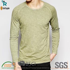 Camiseta informal de manga larga de talla grande para hombre fabricada en Bangladesh 2025 en varios colores - Product Image 2