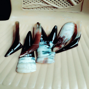 Meilleure Qualité Véritable 100% Corne de buffle Corne À Chaussures Avec Pointe - Product Image 5