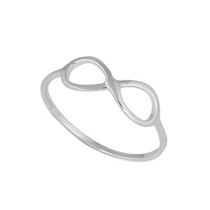 Bague de signe infini en argent sterling massif 925 Bague de symbole de bijoux de conception faite à la main Fabrication en gros de bijoux PAR Casa De Plata. - Product Image 3