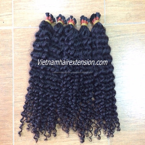 Extensions de cheveux brésiliens ondulés, 100% cheveux humains vierges Remy, tissage invisible, origine Vietnam - Product Image 2